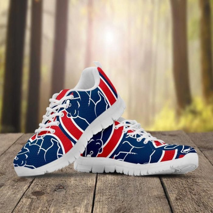 Chicago Cubs MLB Football Canvas Shoes Running Shoes White Shoes Fly Sneakers
