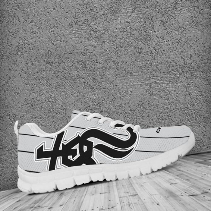 Chicago White Sox MLB Canvas Shoes Running Shoes White Shoes Fly Sneakers