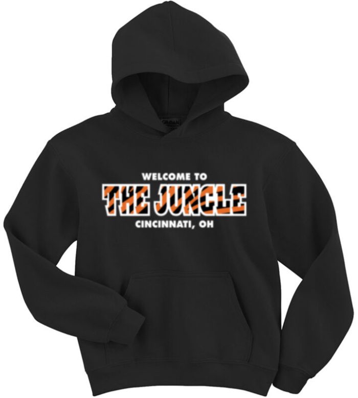 Cincinnati Bengals Paul Brown "The Jungle" Hooded Sweatshirt Hoodie