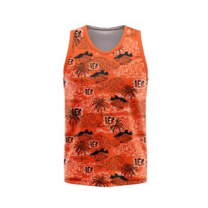 Cincinnati Bengals Unisex Tank Top Basketball Jersey Style Gym Muscle Tee JTT949