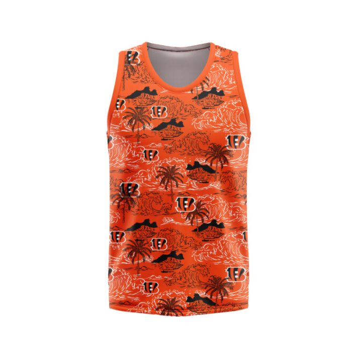 Cincinnati Bengals Unisex Tank Top Basketball Jersey Style Gym Muscle Tee JTT949