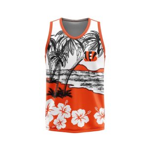 Cincinnati Bengals Unisex Tank Top Basketball Jersey Style Gym Muscle Tee JTT950