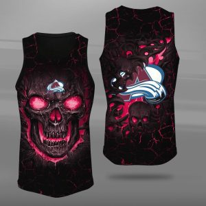 Colorado Avalanche Unisex Tank Top Basketball Jersey Style Gym Muscle Tee JTT393