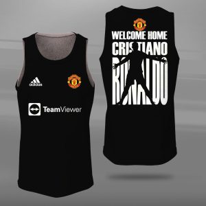 Cristiano Ronaldo - Manchester United Unisex Tank Top Basketball Jersey Style Gym Muscle Tee JTT583