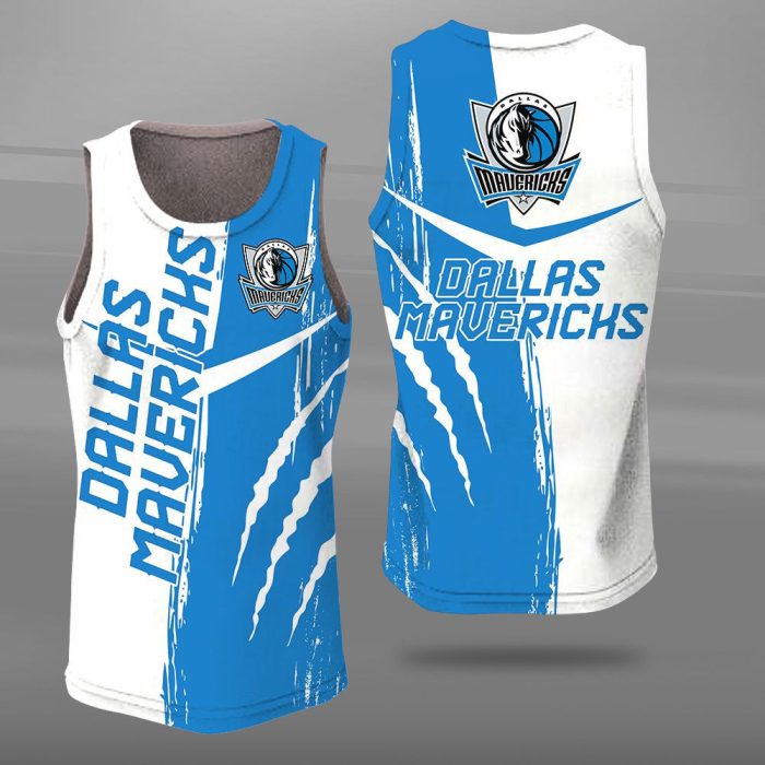 Dallas Mavericks Unisex Tank Top Basketball Jersey Style Gym Muscle Tee JTT204