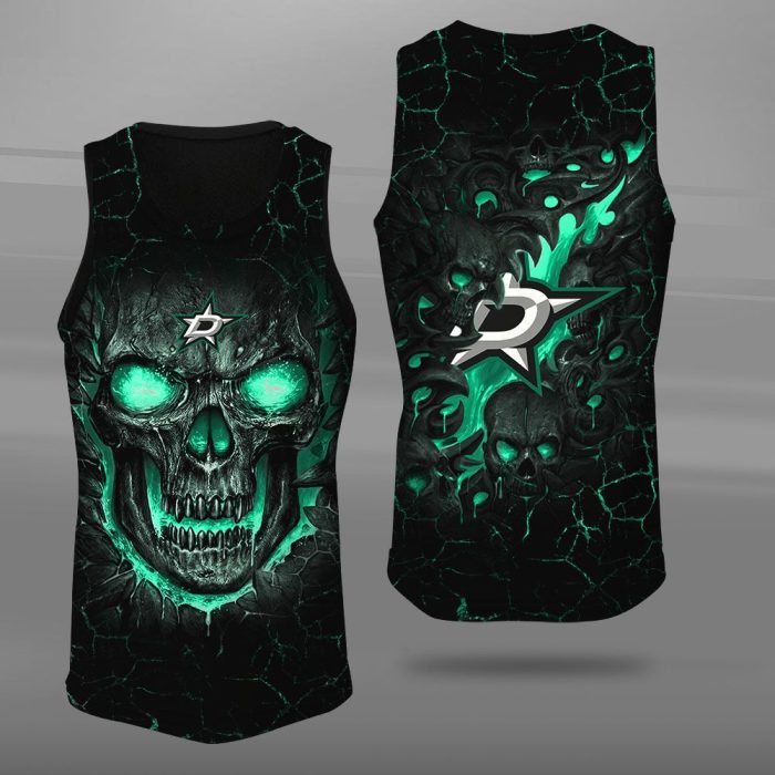 Dallas Stars Unisex Tank Top Basketball Jersey Style Gym Muscle Tee JTT352