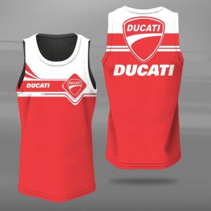 Ducati Unisex Tank Top Basketball Jersey Style Gym Muscle Tee JTT094