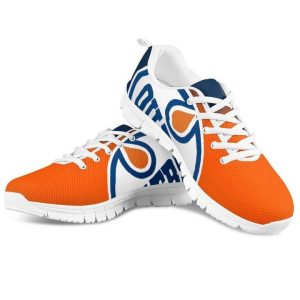 Edmonton Oilers MLB Canvas Shoes Running Shoes White Shoes Fly Sneakers