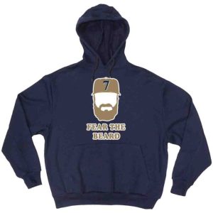 Eric Thames Milwaukee Brewers "Beard" Hooded Sweatshirt Hoodie