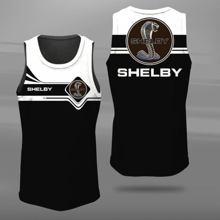 Ford Shelby Unisex Tank Top Basketball Jersey Style Gym Muscle Tee JTT058