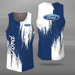 Ford Unisex Tank Top Basketball Jersey Style Gym Muscle Tee JTT006