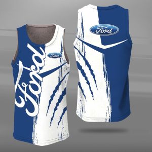 Ford Unisex Tank Top Basketball Jersey Style Gym Muscle Tee JTT017