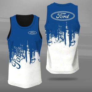 Ford Unisex Tank Top Basketball Jersey Style Gym Muscle Tee JTT625