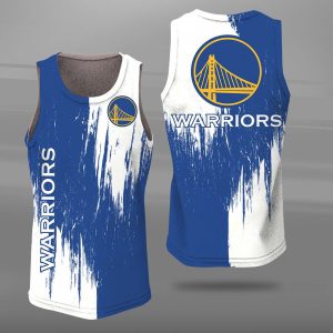 Golden State Warriors Unisex Tank Top Basketball Jersey Style Gym Muscle Tee JTT181