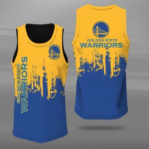 Golden State Warriors Unisex Tank Top Basketball Jersey Style Gym Muscle Tee JTT464