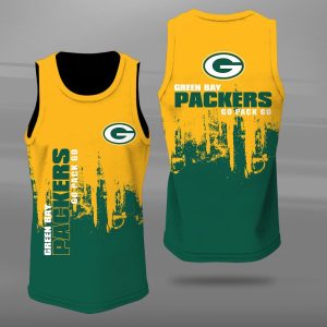 Green Bay Packers Unisex Tank Top Basketball Jersey Style Gym Muscle Tee JTT525