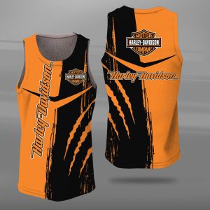 Harley Davidson Unisex Tank Top Basketball Jersey Style Gym Muscle Tee JTT088