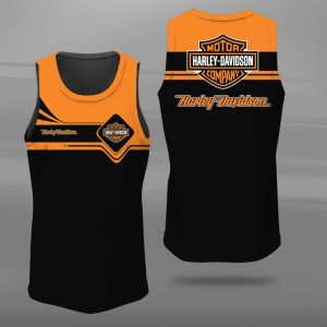 Harley Davidson Unisex Tank Top Basketball Jersey Style Gym Muscle Tee JTT105