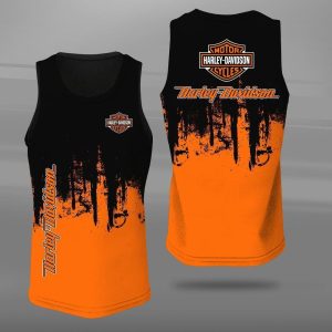 Harley Davidson Unisex Tank Top Basketball Jersey Style Gym Muscle Tee JTT578