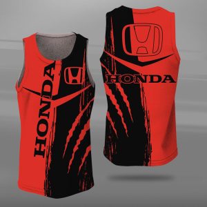 Honda Unisex Tank Top Basketball Jersey Style Gym Muscle Tee JTT026