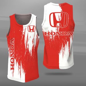 Honda Unisex Tank Top Basketball Jersey Style Gym Muscle Tee JTT027