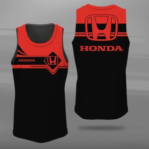 Honda Unisex Tank Top Basketball Jersey Style Gym Muscle Tee JTT064