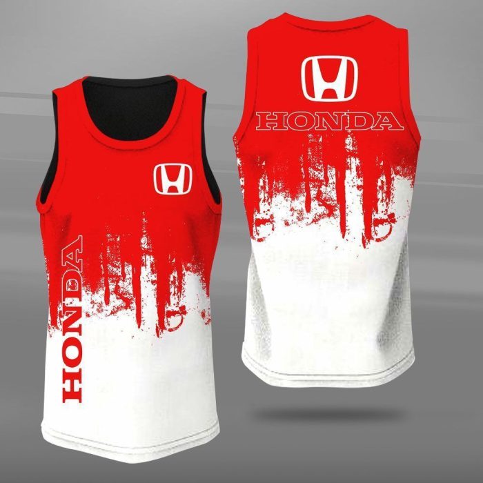 Honda Unisex Tank Top Basketball Jersey Style Gym Muscle Tee JTT599