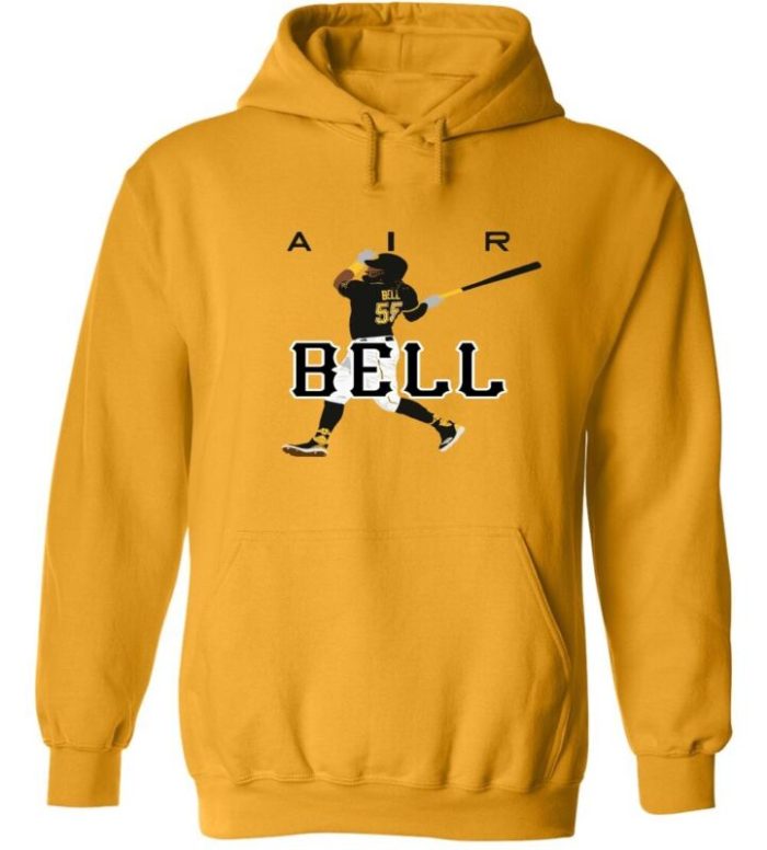 Hooded Sweatshirt Unisex Hoodie Pittsburgh Pirates Josh Bell "Air Bell"