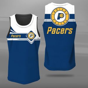 Indiana Pacers Unisex Tank Top Basketball Jersey Style Gym Muscle Tee JTT207