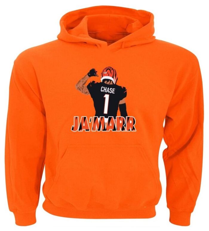 Ja'Marr Chase Cincinnati Bengals Jamarr Logo Crew Hooded Sweatshirt Unisex Hoodie