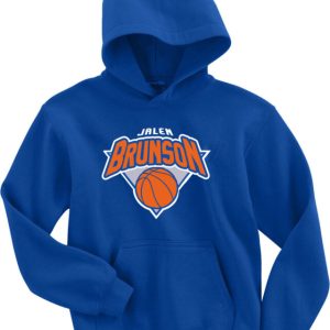 Jalen Brunson New York Knicks Logo Crew Hooded Sweatshirt Unisex Hoodie