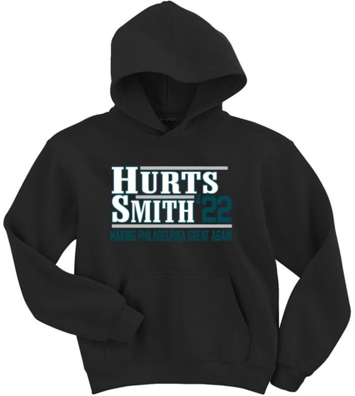 Jalen Hurts Devonta Smith Philadelphia Eagles Philly Crew Hooded Sweatshirt Unisex Hoodie