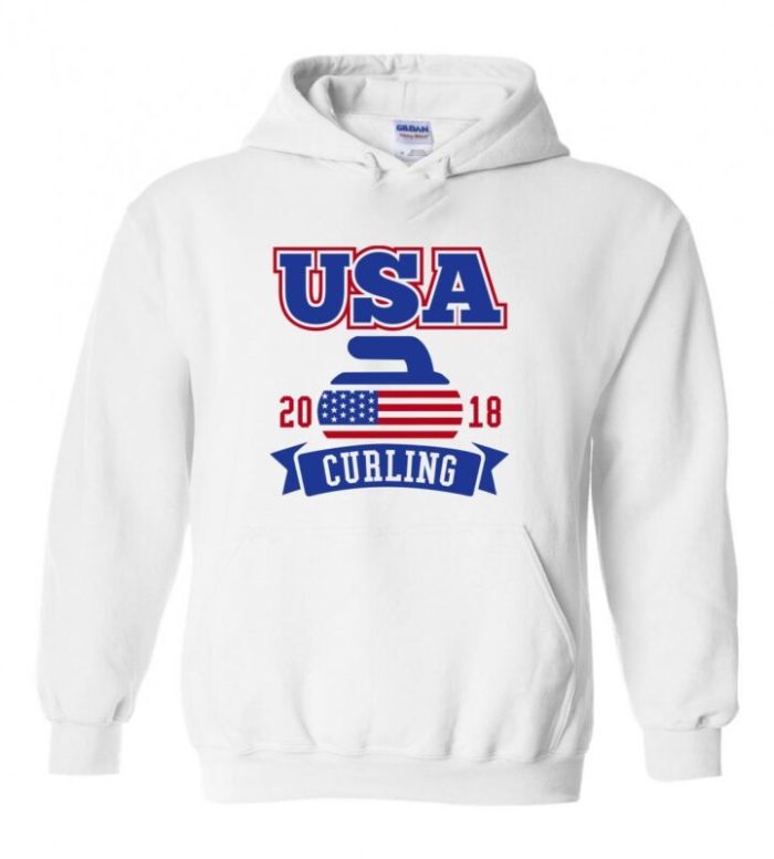 John Shuster Usa Olympics Curling 2018 Hoodie Hooded Sweatshirt