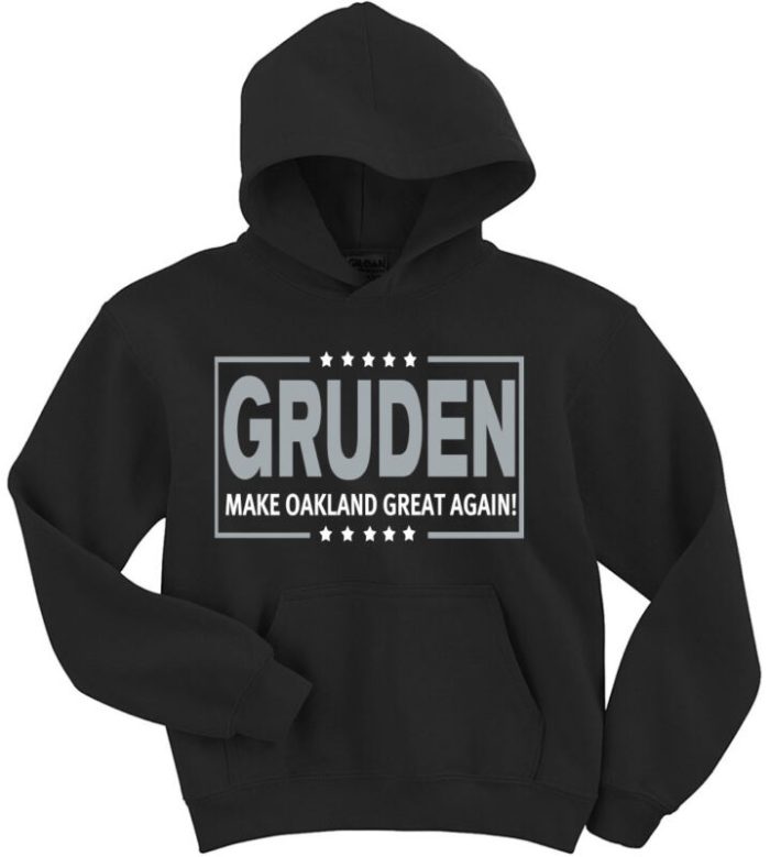 Jon Gruden Oakland Raiders Derek Carr Marshawn Lynch Election Hooded Sweatshirt Unisex Hoodie