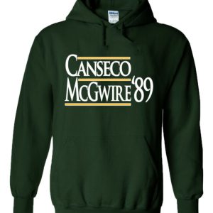 Jose Canseco Mark Mcgwire Oakland Athletics "89" Hoodie Hooded Sweatshirt