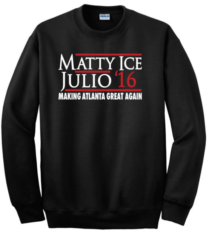 Julio Jones Matt Ryan Atlanta Falcons "Matty Ice 2016" Hoodie Hooded Sweatshirt