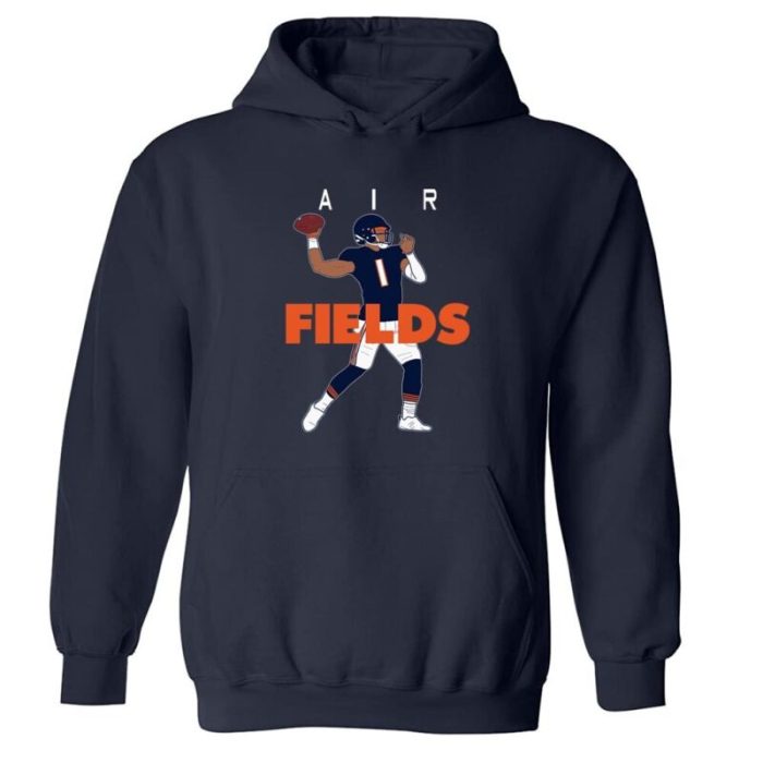 Justin Fields Chicago Bears Air Crew Hooded Sweatshirt Unisex Hoodie