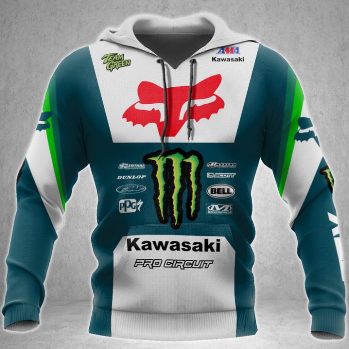 Kawasaki Unisex 3D Hoodie GH2935