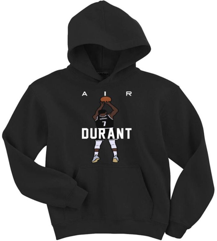 Kevin Durant New Brooklyn Nets "Air" Hooded Sweatshirt Unisex Hoodie