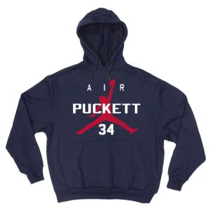 Kirby Puckett Minnesota Twins "Air Puckett" Hooded Sweatshirt Unisex Hoodie