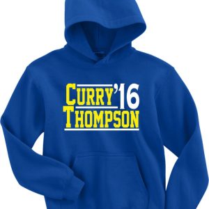 Klay Thompson Steph Curry Golden State Warriors "2016" Hooded Sweatshirt Hoodie
