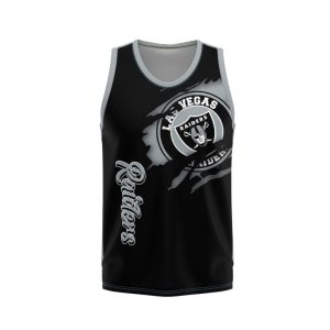 Las Vegas Raiders Unisex Tank Top Basketball Jersey Style Gym Muscle Tee JTT664