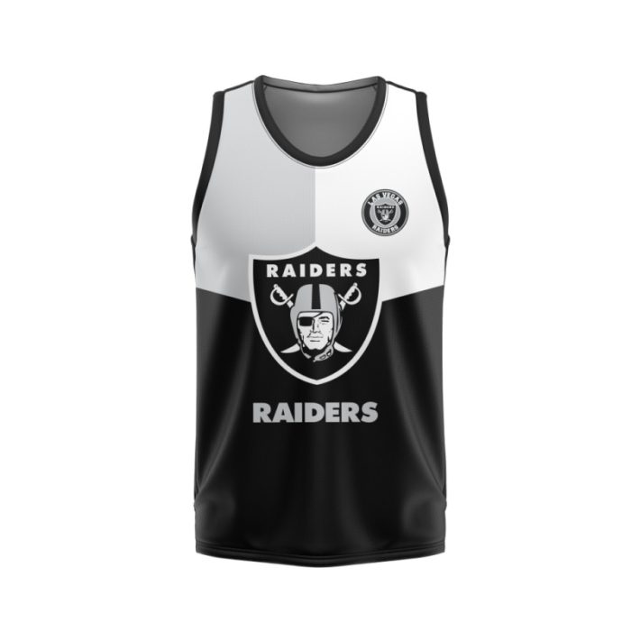 Las Vegas Raiders Unisex Tank Top Basketball Jersey Style Gym Muscle Tee JTT667