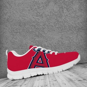 Los Angeles Angels MLB Canvas Shoes Running Shoes White Shoes Fly Sneakers