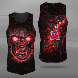 Los Angeles Angels Unisex Tank Top Basketball Jersey Style Gym Muscle Tee JTT413