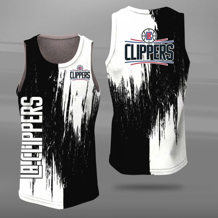 Los Angeles Clippers Unisex Tank Top Basketball Jersey Style Gym Muscle Tee JTT190