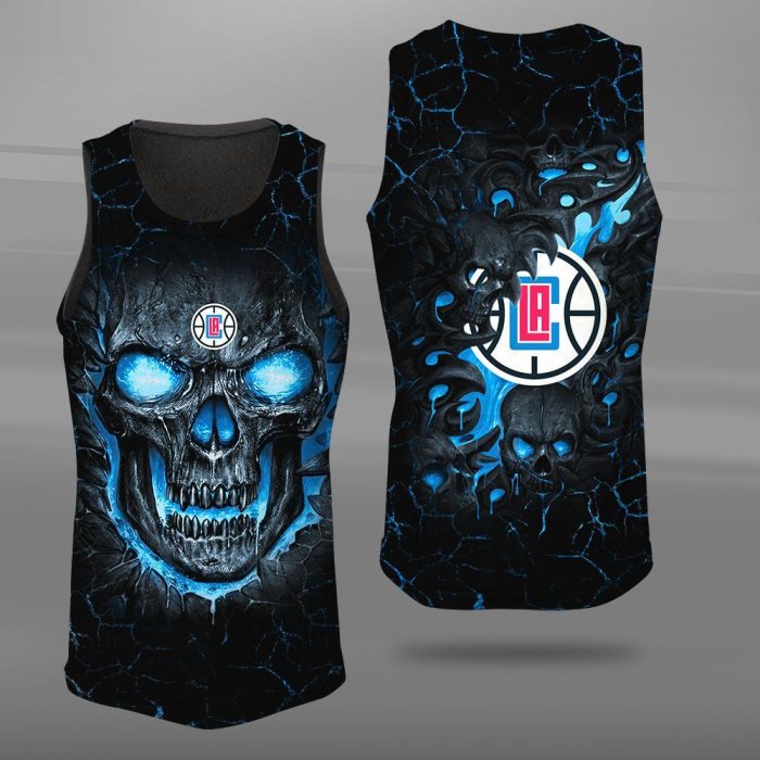 Los Angeles Clippers Unisex Tank Top Basketball Jersey Style Gym Muscle Tee JTT310