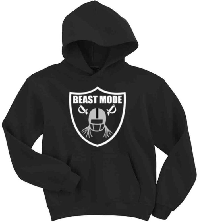 Marshawn Lynch Oakland Raiders "Beast" Hooded Sweatshirt Hoodie