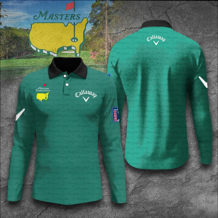 Masters Tournament Callaway Long Sleeve Polo Shirt Golf Shirt GLP018