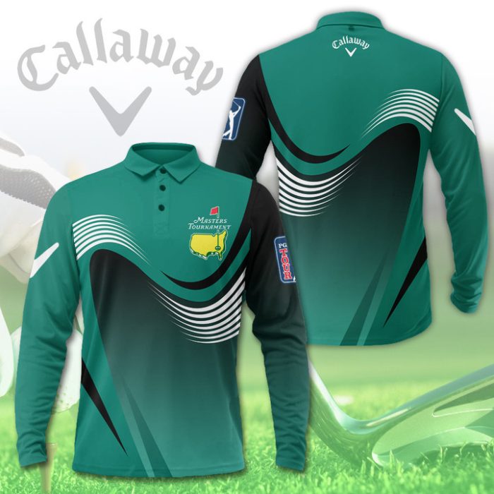 Masters Tournament Callaway Long Sleeve Polo Shirt Golf Shirt GLP020